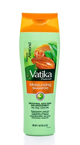 Champú hidratante de almendras dulces Dabur Vatika